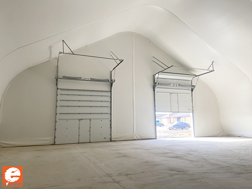 Теплый тентовый склад 24х65 в Минске