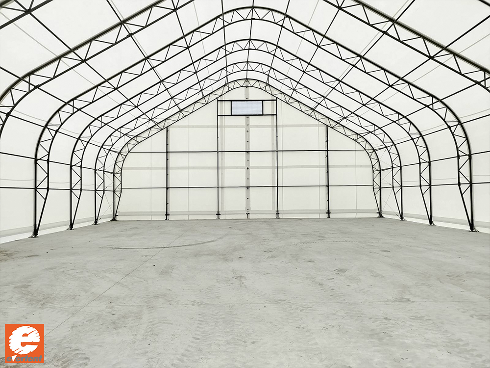 Два тентовых склада 18x24 в Пружанах