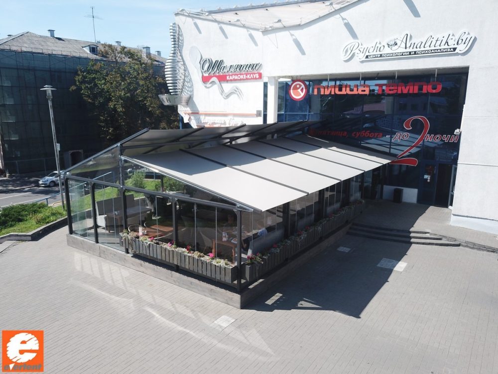 Всесезонная веранда пиццерии «Пицца Темпо» под ключ от производителя